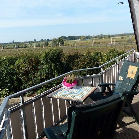 Ferienwohnung Rheinblick Bislich Wesel  Esterno foto